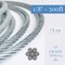 Laureola Industries 1/8" 7x19 Stainless Steel Aircraft Wire Rope 304 Grade, 500 ft ZAG18-SS304-719-500 - alternate 3